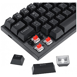 Mehāniskā tastatūra CAIRON GK-081 RGB apgaismojums Melns