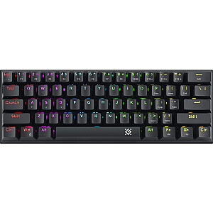 Mehāniskā tastatūra CAIRON GK-081 RGB apgaismojums Melns