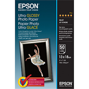Epson Ultra Glossy Photo Paper 50 листов, 13 x 18 см, 300 г / м²