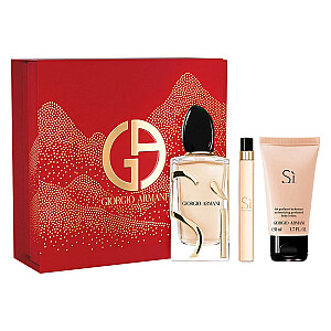 SET GIORGIO ARMANI Si EDP smidzinātājs 100ml + EDP smidzinātājs 10ml + ĶERMEŅA LOSJONS 50ml