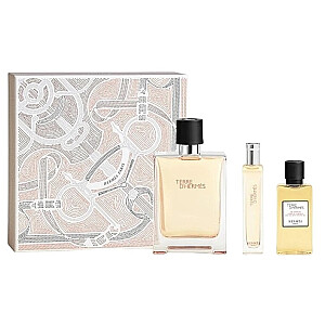 SET HERMES Terre d'Hermes EDT smidzinātājs 100ml + EDT smidzinātājs 15ml + DUŠAS ŽELEJA 40ml