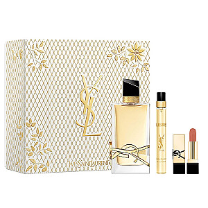 SET YVES SAINT LAURENT Libre EDP izsmidzinātājs 90ml + EDP izsmidzinātājs 10ml + Lūpu krāsa 1,3g