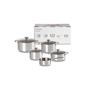 Le Creuset 3-Ply 3Ply Plus katlu komplekts 5 gabali 5piece nerūsējošais tērauds (96605300000000)