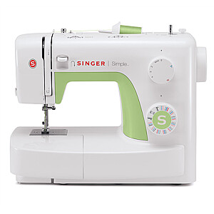 Швейная машина Singer Simple 3229 Количество стежков 31, количество петель 1, белый / зеленый