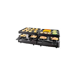 Unold Raclette Išplečiamas 8 asmenims juodas Schwarz (48755)