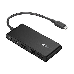 Asus Dual 4K USB-C Dock DC201 | Ethernet LAN (RJ-45) порты 1 | USB 3.0 (3.1 Gen 1) количество портов Type-C 3 | количество портов HDMI 1