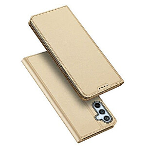 Dux Ducis Samsung Galaxy A54 5G Flip Cover Card Wallet Stand Auksinis