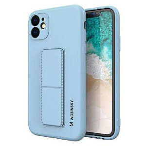 Wozinsky - Wozinsky Kickstand Case silicone case with stand for iPhone 11 Pro Max light blue