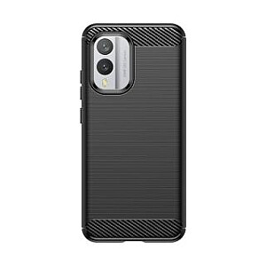 Hurtel - Carbon Case silicone case for Nokia X30 - black