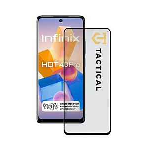 Tactical - Taktiškas stiklo skydas 5D Infinix Hot 40 Pro juodas