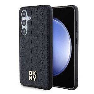 DKNY - DKNY PU Leather Repeat Pattern Stack Logo Magsafe Case for Samsung Galaxy S24 Black