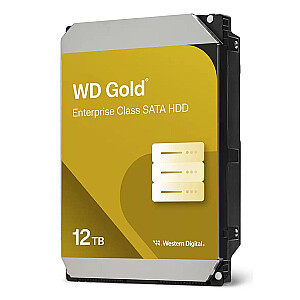 Western Digital Gold WD122KRYZ vidinis kietasis diskas 12 TB 7200 RPM 512 MB 3.5" Serial ATA III