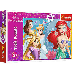 TREFL DISNEY PRINCESS Puzle Princesess, 30 gab.