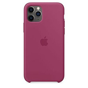 Apple - iPhone 11 Pro Silicone Case Pomegranate