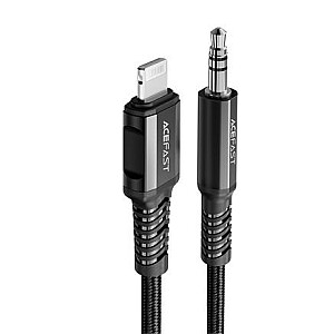 Acefast Audio cable MFI Lightning - 3.5mm mini jack (male) 1.2m, AUX Black