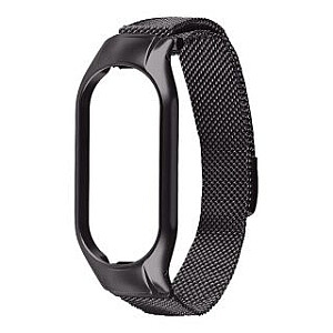 Tactical Xiaomi Loop Magnetic Steel Band Mi Band 7 Black