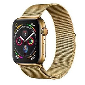 iLike Apple Magnetic Strap Watch 7 45mm Magnetic Band Bracelet Bracelet Gold