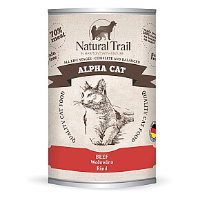 NATURAL TRAIL Cat Alpha говядина банка 400г