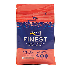 Fish4Dogs Finest su lašiša Suaugusiems (S) 1.5kg