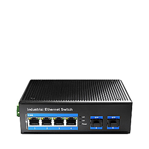 Cudy IG1004S2P сетевой коммутатор Неуправляемый гигабитный Ethernet (10/100/1000) Передача питания по Ethernet (PoE) Черный