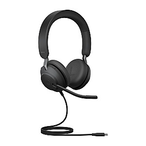 Jabra Evolve2 40 SE наушники проводные с оголовьем для звонков/музыки USB Type-C черный