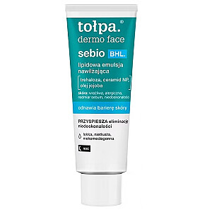 TOŁPA Dermo Veido Sebio BHL lipidinė drėkinamoji emulsija 40ml