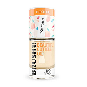 BRUSHUP Красное масло для кутикулы Rich Peach 6ml