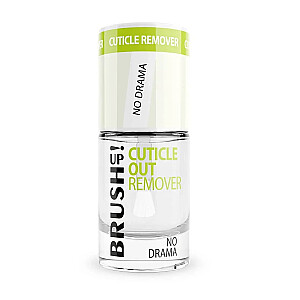 BRUSHUP Cuticle Out Remover жидкость для удаления и смягчения кутикулы No Drama 6ml