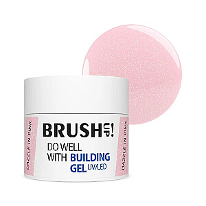 BRUSHUP Do Well With Building гель для наращивания ногтей Dazzle in Pink 12g