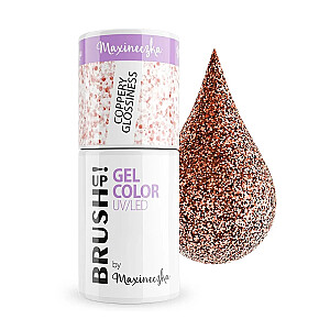 BRUSHUP Gel Color UV/LED hibrīdlaka nagiem Coppery Glossiness 5g