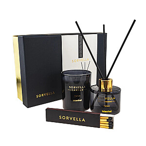 SET SORVELLA svece un smaržīgās nūjiņas Istambul 120ml + sērkociņi 5gab + svece 170g