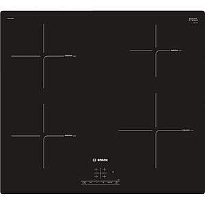 Bosch Serie 4 Induction hob PIE601BB5E Induction, Number of burners/cooking zones 4, TouchSelect Control, Timer, Black