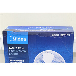 SALE OUT. Midea FT40-21M Table Fan, Diameter 40 cm, White | Midea | FT40-21M | Table Fan | DAMAGED PACKAGING | White | Diameter 40 cm | Number of speeds 3 | Oscillation | 25 W | No