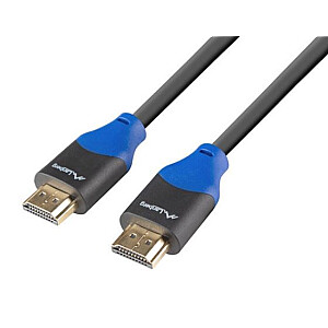 HDMI kabelis M/M V2.0 3m 4K visiškai varinis juodas DĖŽUTĖ