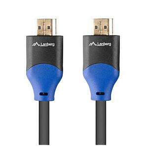 HDMI kabelis M/M V2.0 3m 4K visiškai varinis juodas DĖŽUTĖ