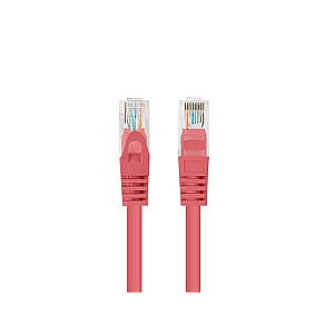 Patchcord cat.6 UTP 0.5M 10-pak fluke izturēts sarkans