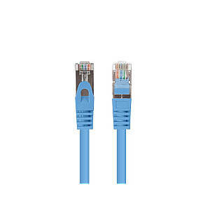 Patchcord cat.6 FTP 1.5M 10-pak fluke izturēts zils