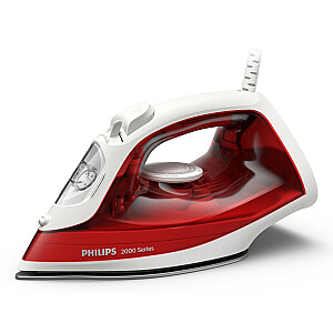 Утюг Philips Steam Iron DST 2010/40 с антипригарным покрытием Красный, Белый