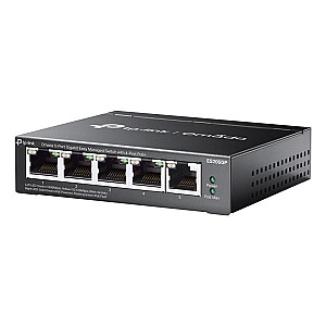 TP-Link Omada ES205G управляемый гигабитный Ethernet (10/100/1000) Power over Ethernet (PoE) черный