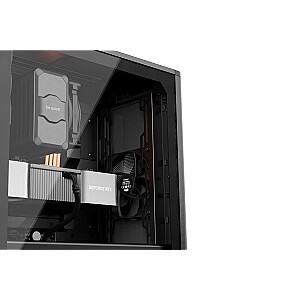 be quiet! PURE BASE 501 Airflow Window Melna Midi Torņa