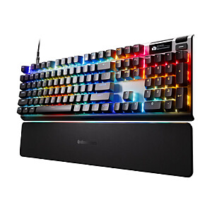 SteelSeries | Spēļu tastatūra | Apex Pro Gen 3 | Vadu | ASV izkārtojums | Melns | USB-C | OmniPoint 3.0 regulējamie HyperMagnetic slēdži