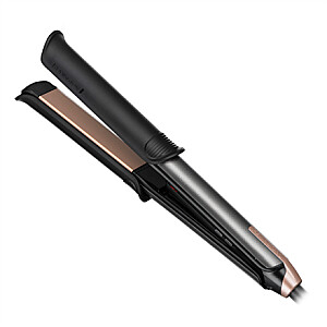 Выпрямитель для волос Remington S6077 ONE Straight & Curl, керамический, коричневый