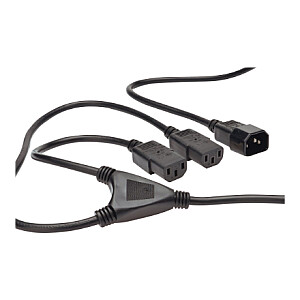 Assman electronic  ASSMANN Power Cord splitter cable C14