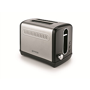 Gorenje Toaster T1100CLBK Мощность 1100 Вт, Количество слотов 2, Материал корпуса Пластик / металл, Черный