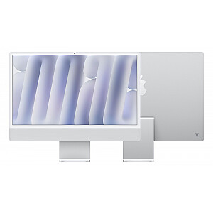 iMac 24 дюйма: M4 10/10, 24ГБ, 512ГБ SSD - Серебристый