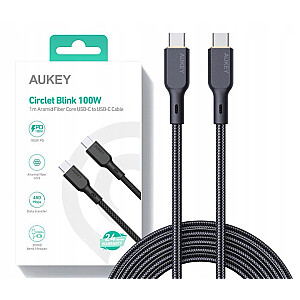 CB-KCC101 Kevlar USB C - USB C кабель | 1м | 5A | 100W PD | 20V