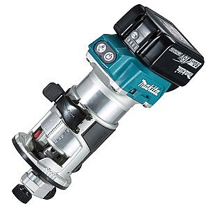 Makita DRT50ZJX2 — 18 В — фрезерный станок — синий/серебристый — без аккумулятора и зарядного устройства