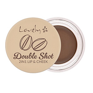 LOVELY Double Shot 2in1 Cheek Blush & Lip Balm pomāde un vaigu sārtums