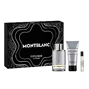 SET MONT BLANC Explorer Platinum EDP спрей 100мл + MINIATURA EDP 7,5мл + ГЕЛЬ ДЛЯ ДУША 100мл