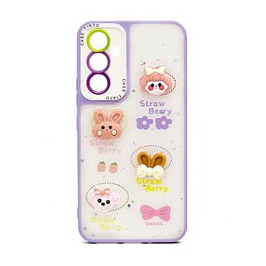 iLike Apple iPhone 13 EPOXY CARTOON COVER Light Purple